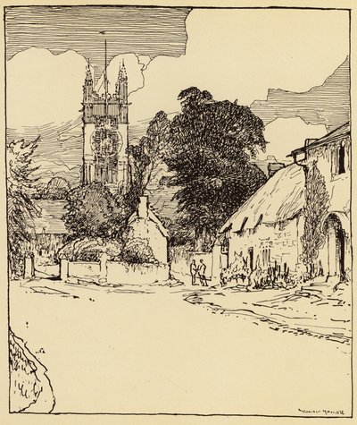 Cattistock (litografie) od Donald (after) Maxwell