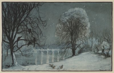 Sen zimních nocí. Idylka Kensingtonských zahrad od Donald Maxwell