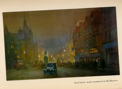 Starobylá a moderní čtvrť Holborn, z knihy "The New Lights o