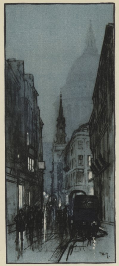 Katedrála svatého Pavla, z Watling Street od Donald Maxwell