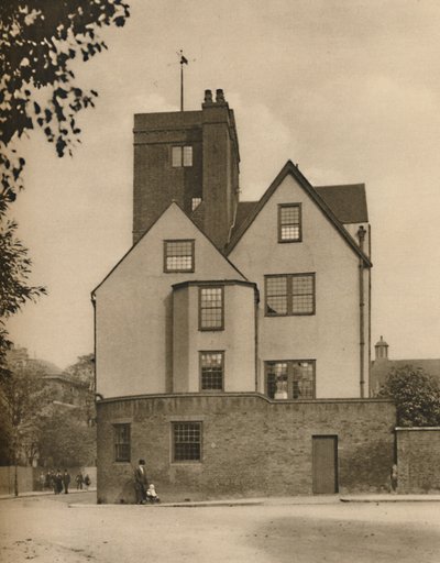 Canonbury Tower, starý panský dům přeměněný na společenský klub, c1935. od Donald McLeish