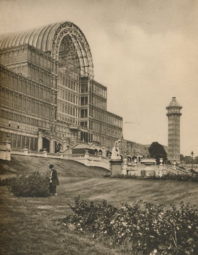 Glass and Girders of the Crystal Palace v Sydenhamu, c1935. od Donald McLeish