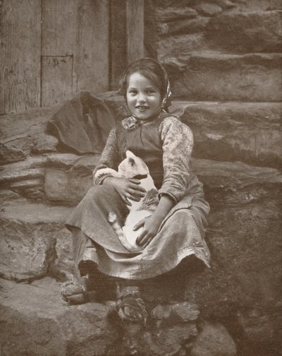 Dva malí švýcarští vesničané v Hospenthalu, 1916 od Donald McLeish