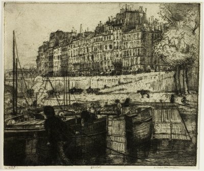 Město, Paříž od Donald Shaw MacLaughlan