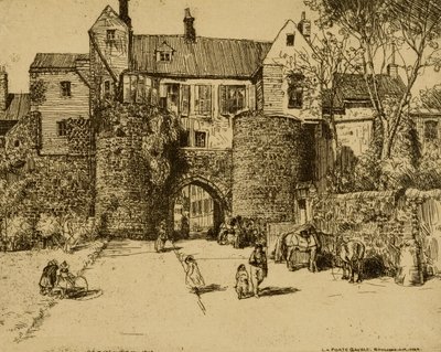 La Porte Gayole, Boulogne sur Mer od Donald Shaw MacLaughlan