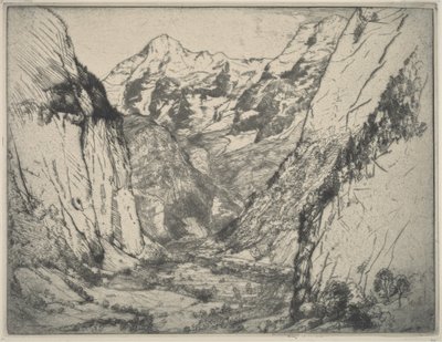 Lauterbrunnen od Donald Shaw MacLaughlan