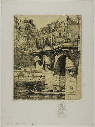 Pont Neuf, Paříž od Donald Shaw MacLaughlan