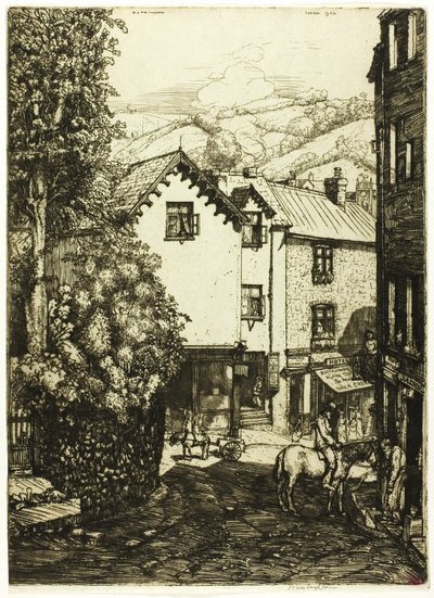 Lynton, Anglie od Donald Shaw MacLaughlan
