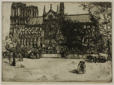 Notre-Dame, Paříž od Donald Shaw MacLaughlan