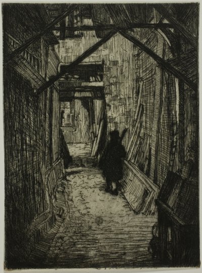 Průchod, Rouen od Donald Shaw MacLaughlan