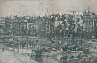 Quai des Grands Augustins, Paříž, 1906 od Donald Shaw MacLaughlan