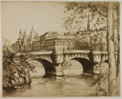 Conciergerie, Paříž od Donald Shaw MacLaughlan