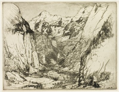 Lauterbrunnen od Donald Shaw MacLaughlan