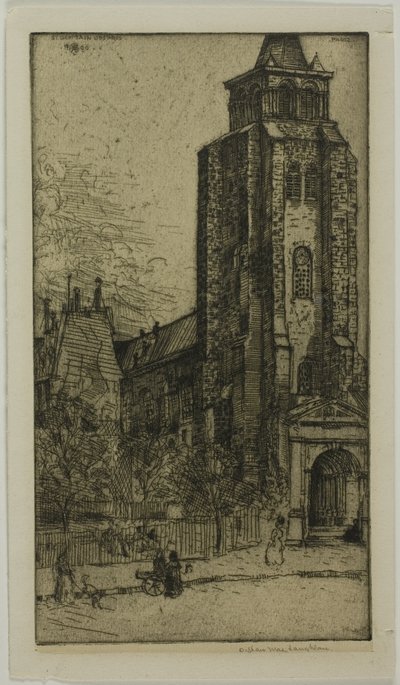 Věž St. Germain-des-Pres od Donald Shaw MacLaughlan
