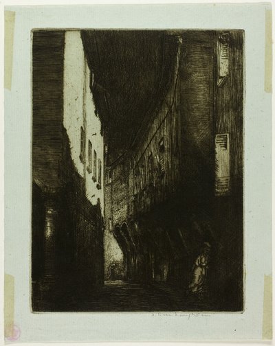 Přes San Vitale, Bologna od Donald Shaw MacLaughlan