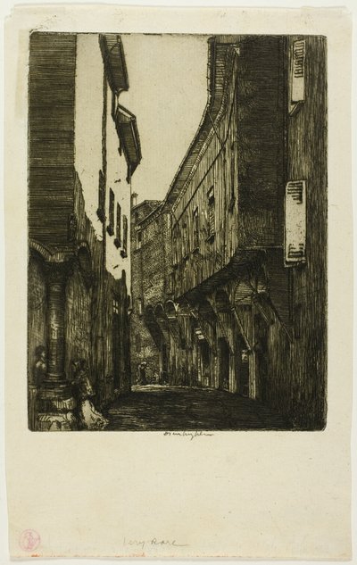 Přes San Vitale, Bologna od Donald Shaw MacLaughlan