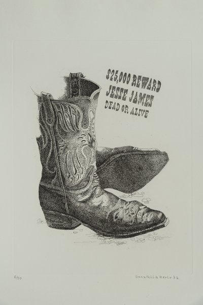 Jessie James živá nebo mrtvá - aneb Kovbojské boty od Donatella Merlo