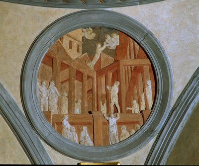 Nanebevstoupení svatého Jana Evangelisty od Donatello
