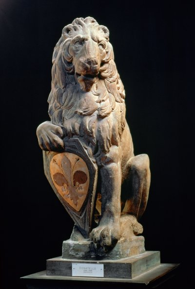 Heraldický lev, 1420 (mramor) od Donatello