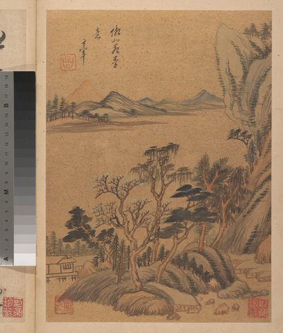 Landschaften und Gedichte od Dong Qichang
