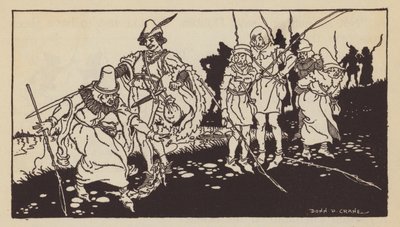The Wise Men of Gotham , anglický lidový příběh (litho) od Donn P. Crane