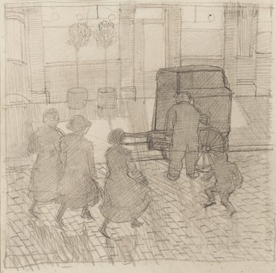 Mlýnek na varhany, kolem roku 1914 od Dora Carrington