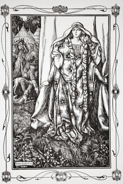 „U dveří jednoho... stála dáma“, 1905. od Dora Curtis