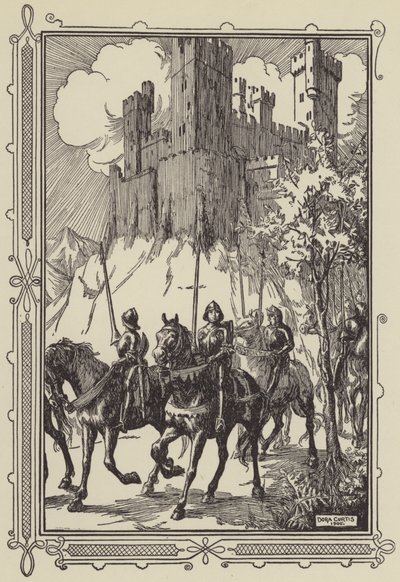 Sir Galahad v opatství od Dora Curtis