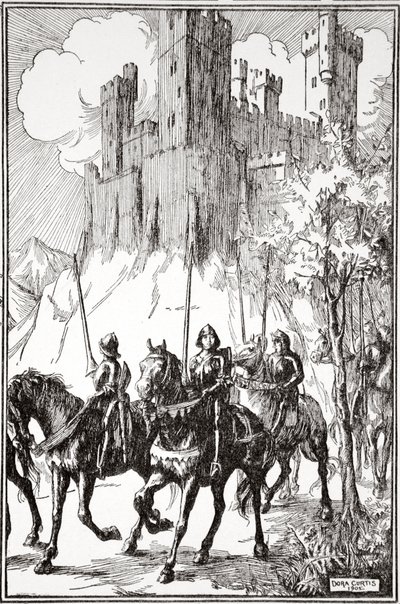 „Sir Galahad v opatství“, 1905. od Dora Curtis