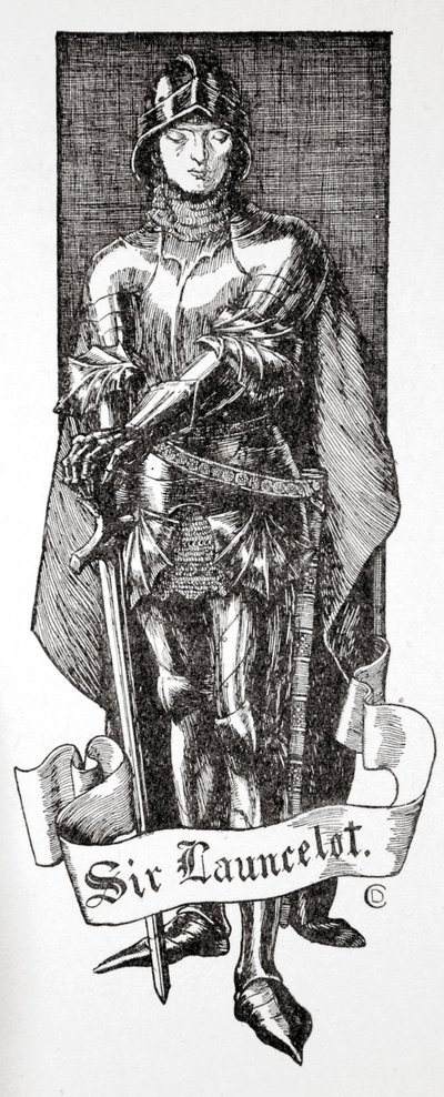 "Sir Launcelot", 1905. od Dora Curtis