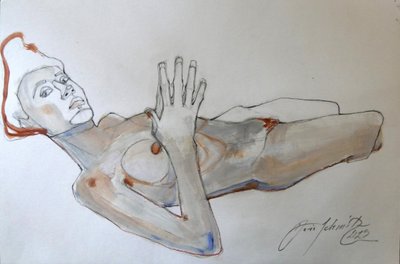 Egon Schiele pózuje od Doris Schmitz