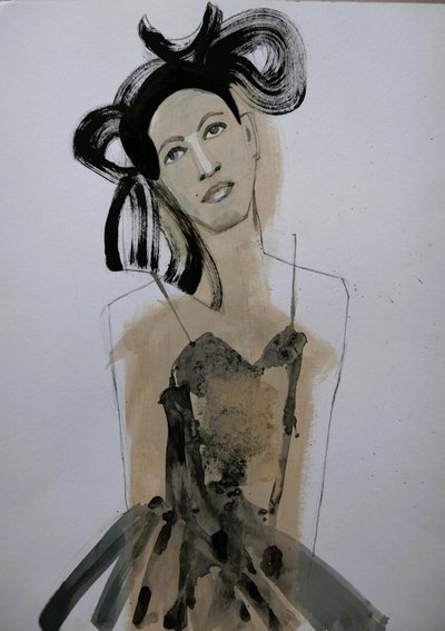 Elegantní módní portrét od Doris Schmitz