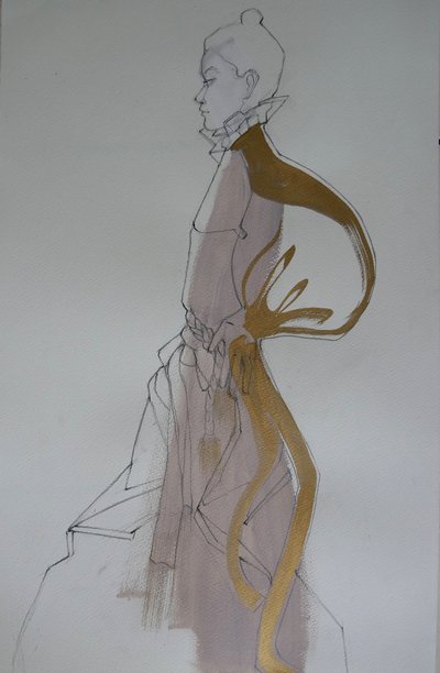 Elegantní zlatá móda od Doris Schmitz