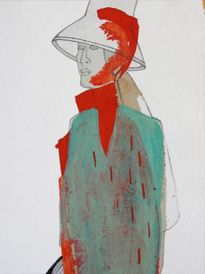 Módní figurka „Red Splash“ od Doris Schmitz