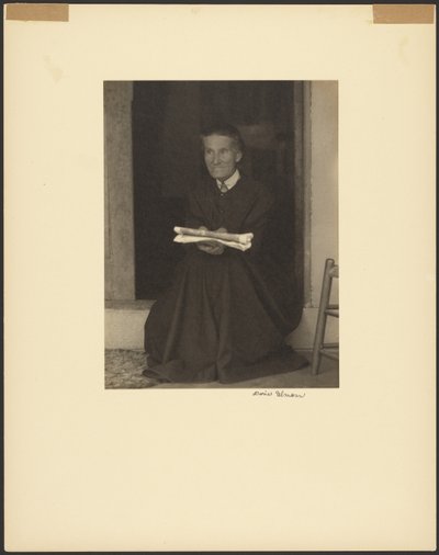 Sestra Sarah, Shaker Settlement, Mt. Lebanon, New York od Doris Ulmann