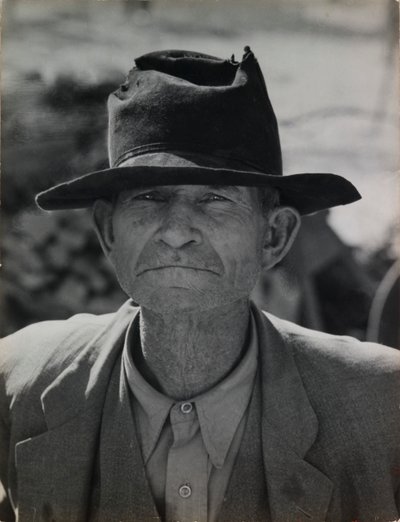 Bývalý nájemník Farmer na Relief Grant, Imperial Valley, Kalifornie od Dorothea Lange