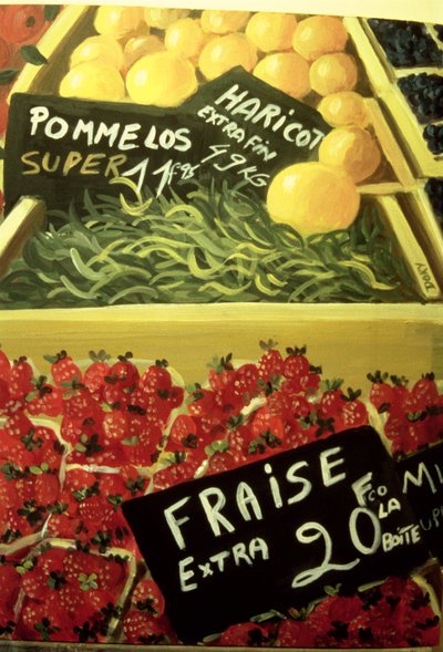 Fraise (akryl na panelu) od Dory Coffee