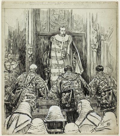 Zahájení zasedání parlamentu za vlády Eduarda VII. od Douglas Macpherson