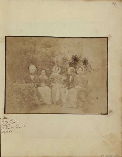 Sir David Brewster s Miss Mary Playfair, Lady Brewster, Mr. Pakenham Edgeworth a Miss Brewster od Dr. John Adamson
