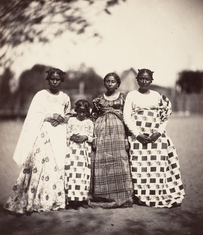 Ženy z Betsimisaraka, Madagaskar, 1863. od Désiré Charnay