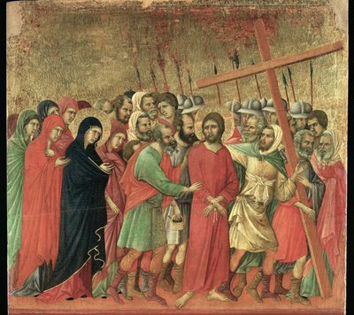 Oltář Maesta od Duccio di Buoninsegna