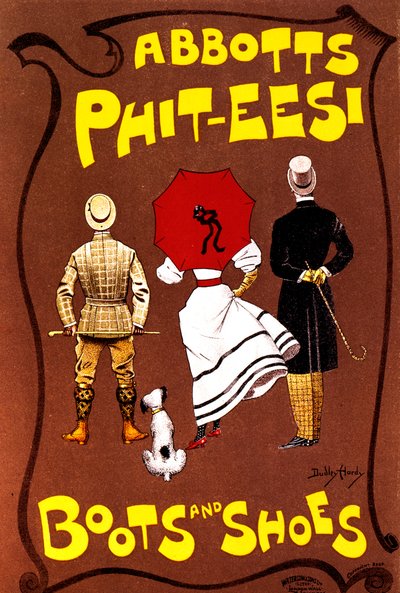 Boty a boty Abbotts Phit-Eesi, c1887-1922 od Dudley Hardy