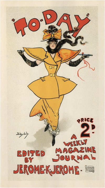 Journal To-Day, editoval Jerome K. Jerome Poster, 1895 od Dudley Hardy