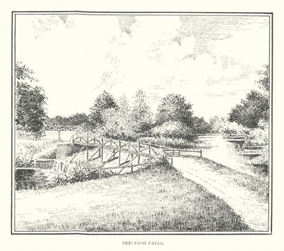 Beeleigh Falls (litografie) od Duncan Moul