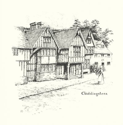 Chiddingstone (litografie) od Duncan Moul