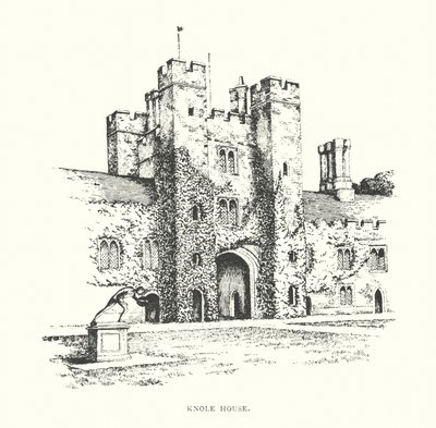 Knole House (litografie) od Duncan Moul