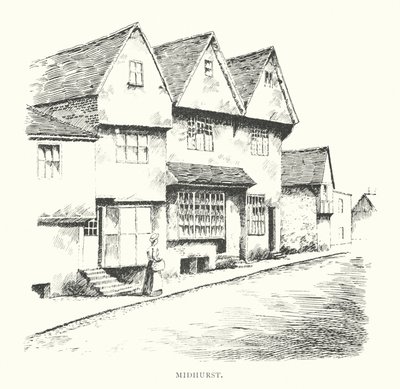Midhurst (litografie) od Duncan Moul