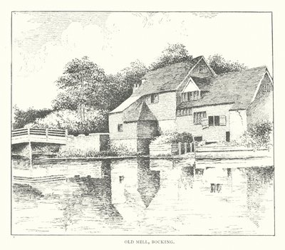 Old Mill, Bocking (litografie) od Duncan Moul