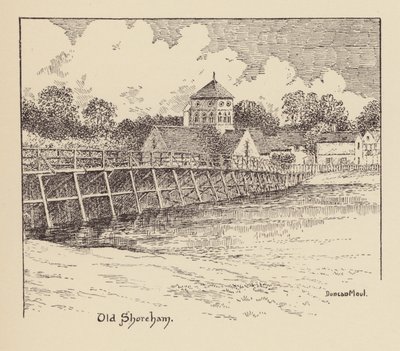 Sussex: Old Shoreham (litografie) od Duncan Moul