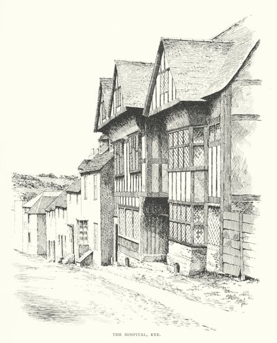 Nemocnice, Rye (litografie) od Duncan Moul